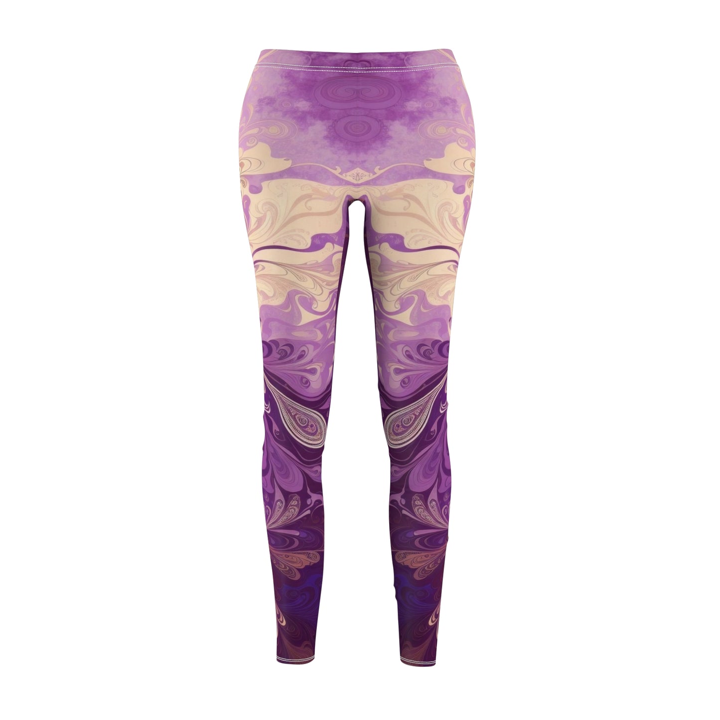 Lavender Girl Leggings by miller burton - detailed pattern view