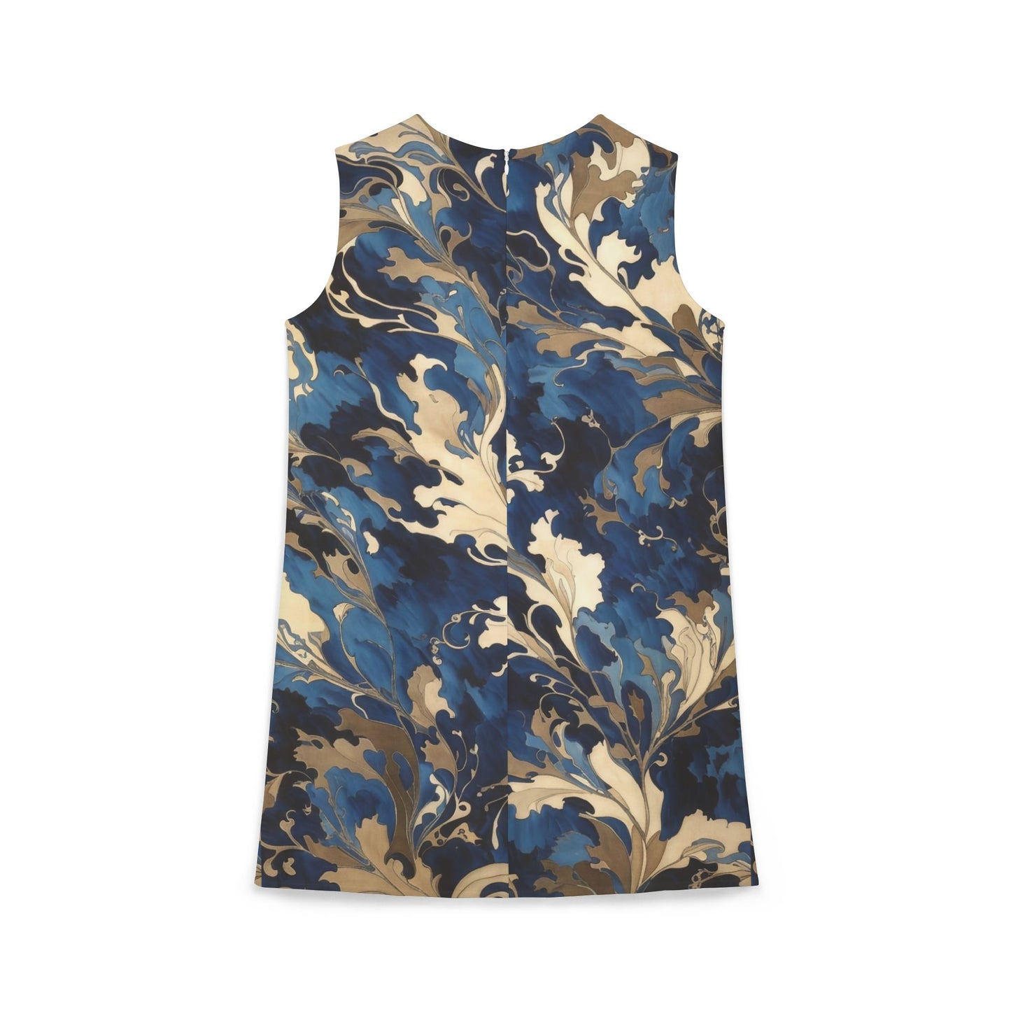 miller burton ... sald ... floral dark blue..