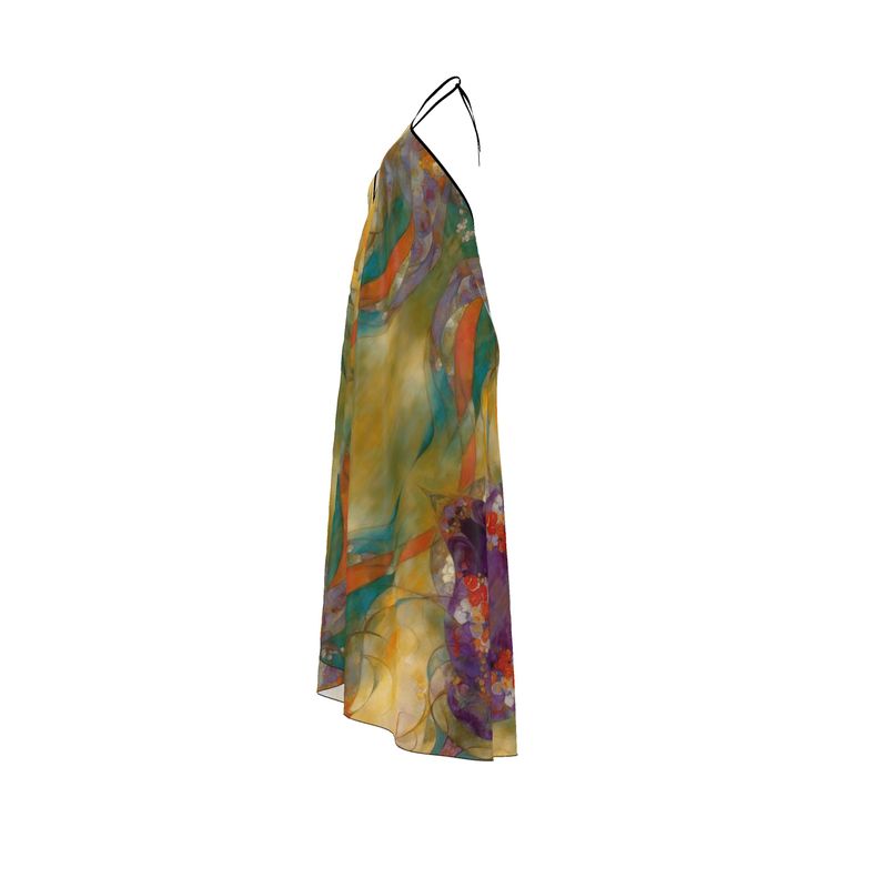 Halterneck Backless Dress