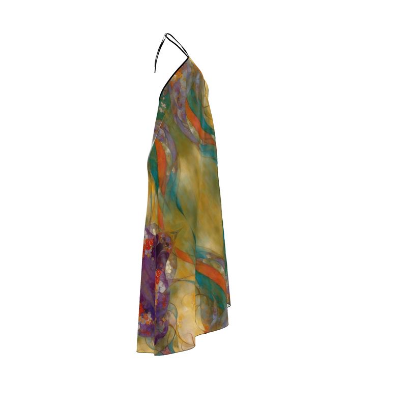Halterneck Backless Dress