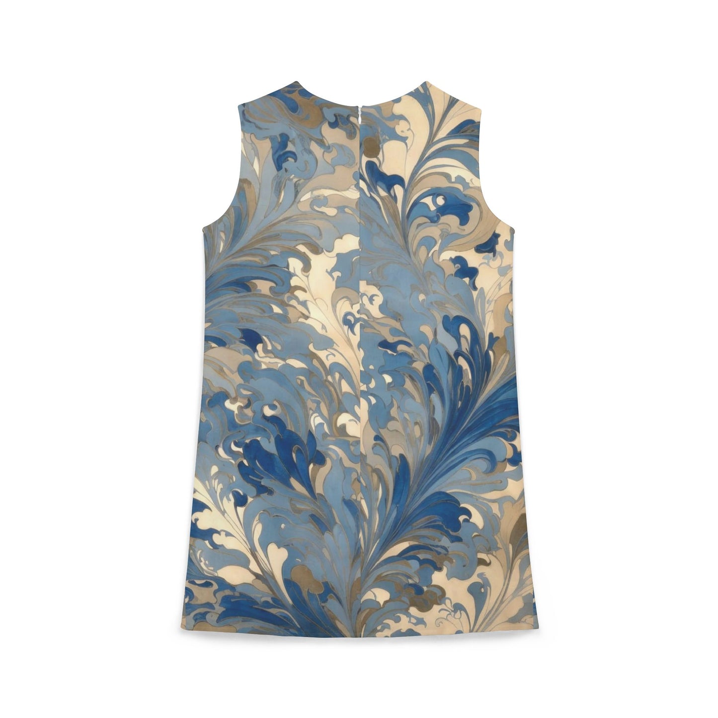 miller burton ... sald ... floral pastel blue..