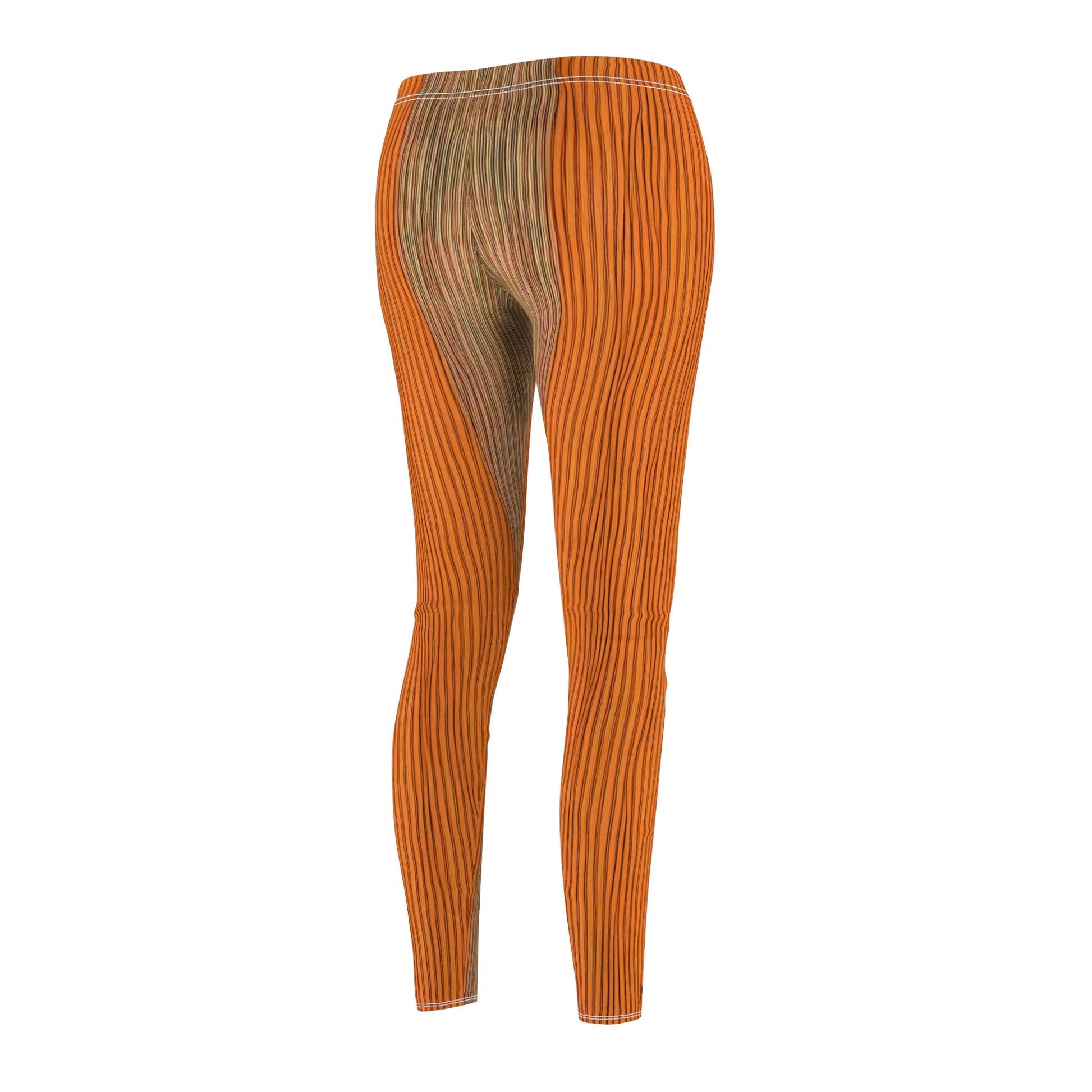 Candystripe Tangerine Leggings - Back View 2