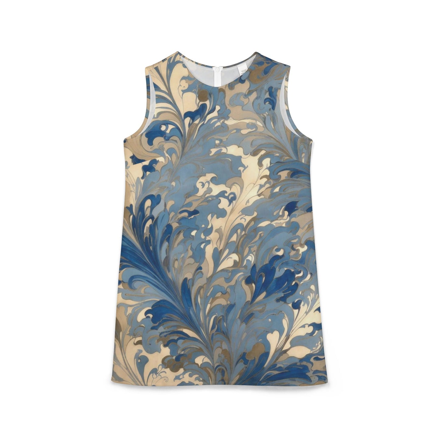 miller burton ... sald ... floral pastel blue..