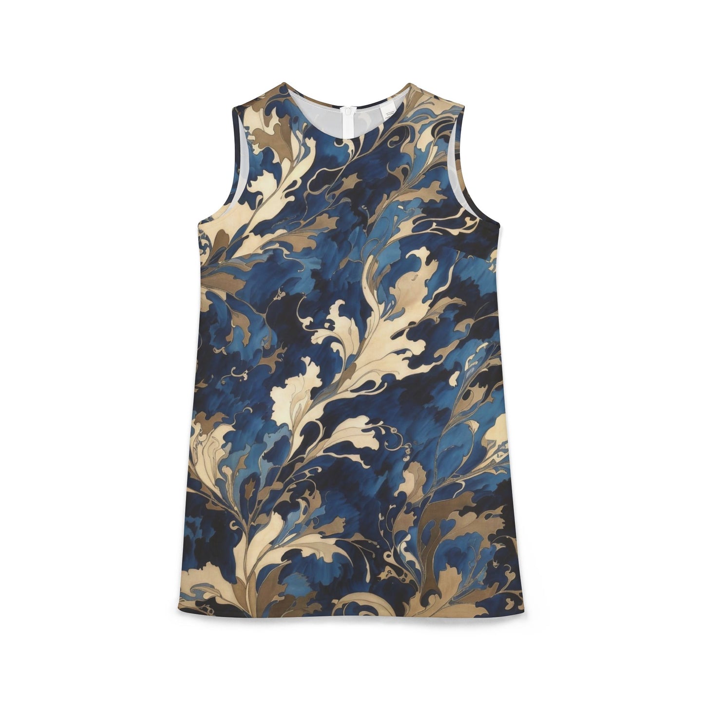 miller burton ... sald ... floral dark blue..