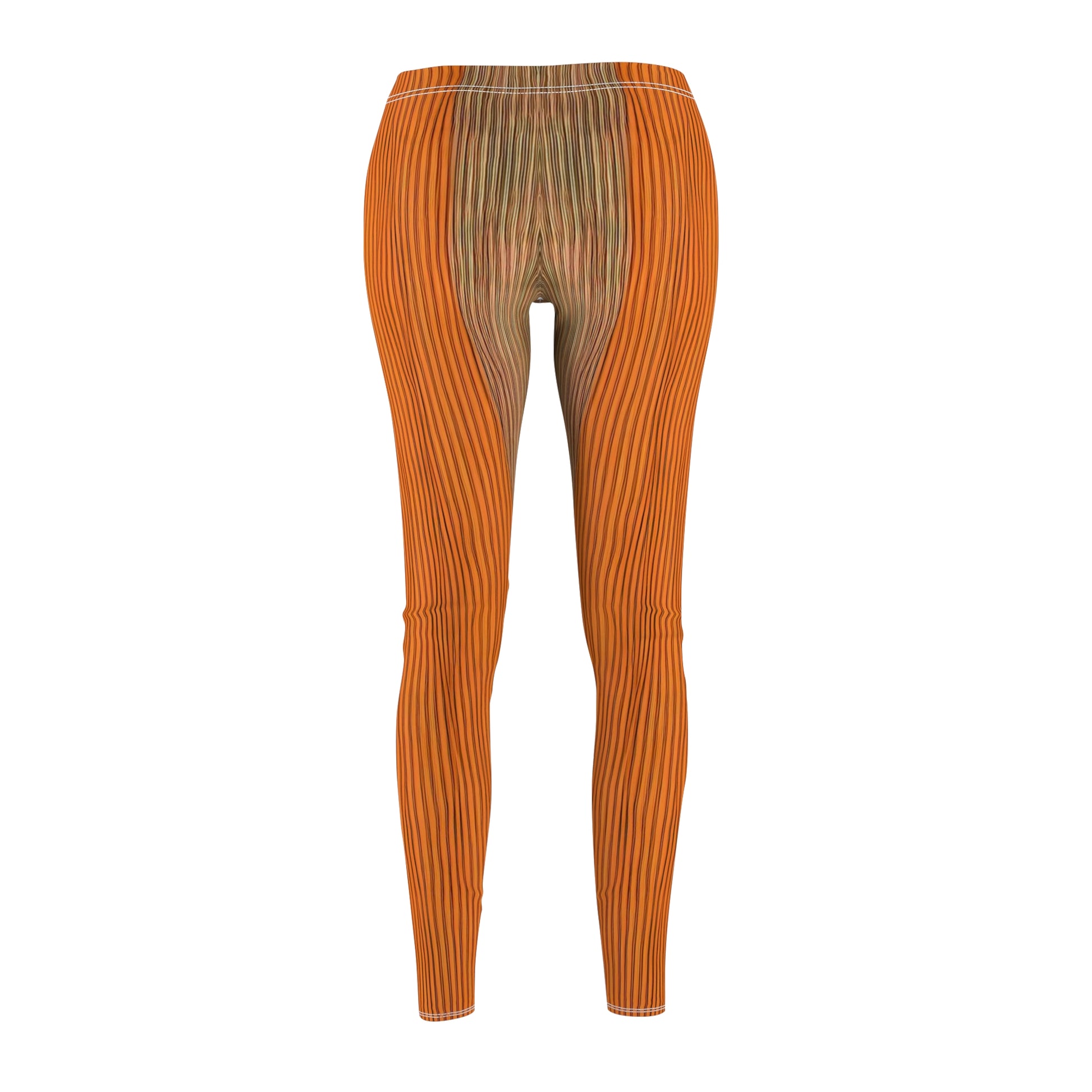 Candystripe Tangerine Leggings - Back View