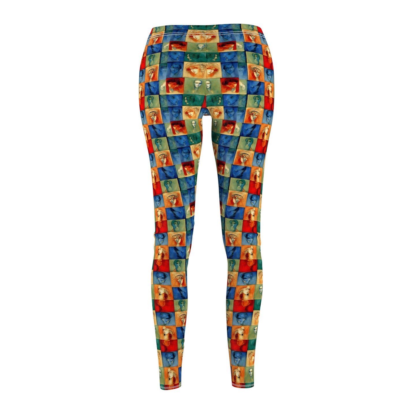 Checkerboard Babyface Leggings - Back View
